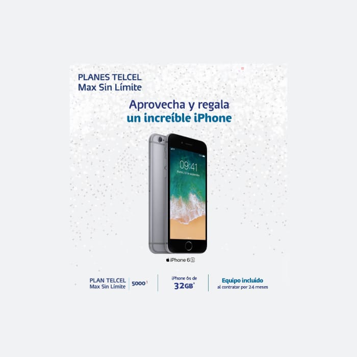 Es momento de estrenar un iPhone 6s! Sorpréndete con las promociones que Telcel tiene para ti
