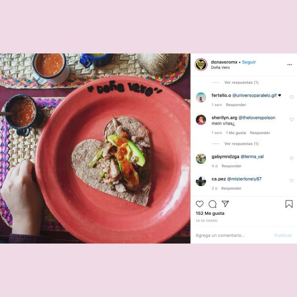 tacos en forma de corazon