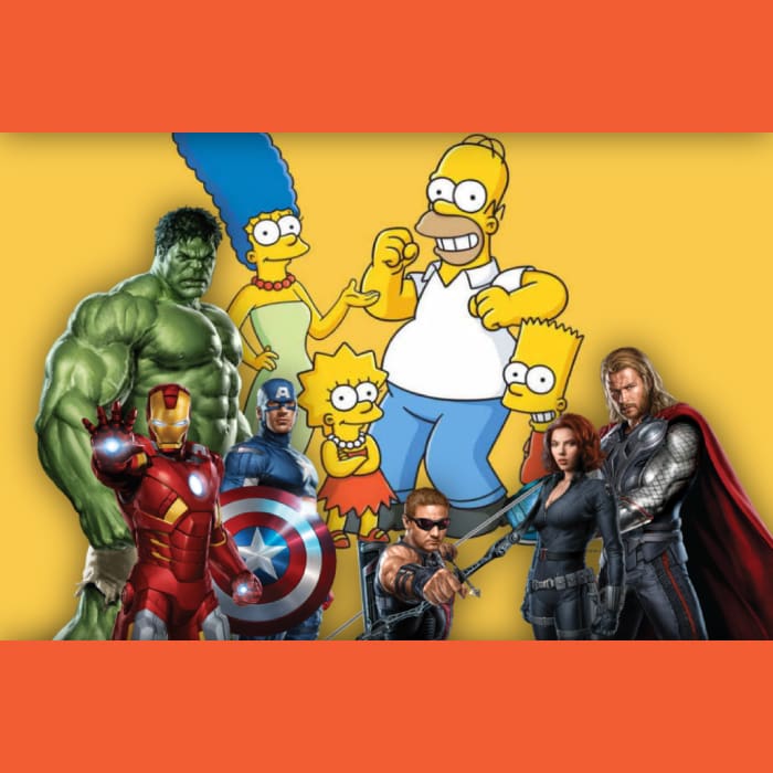 simpsons marvel