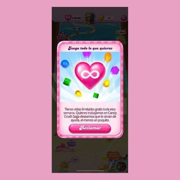 Candy Crush vidas gratis