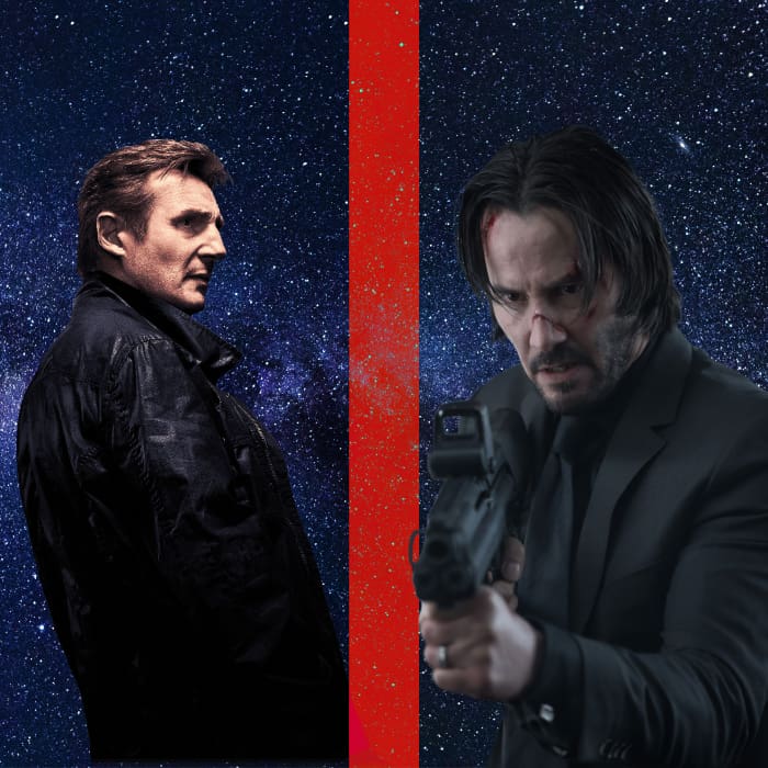 Liam Neeson John Wick Keanu Reeves