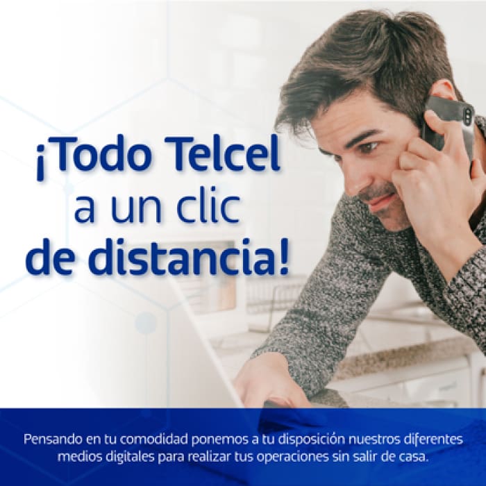 Todo telcel a un clic de distancia
