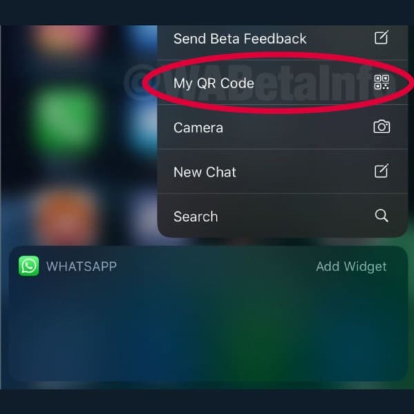 WhatsApp añade el uso de código QR para añadir contactos.