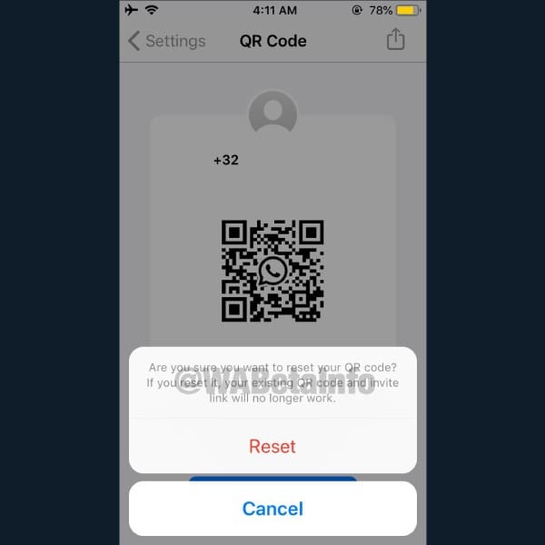WhatsApp añade el uso de código QR para añadir contactos. 