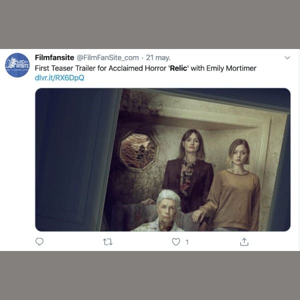 Directores de 'Avengers' regresan con escalofriante cinta de terror: Relic / Foto: Twitter