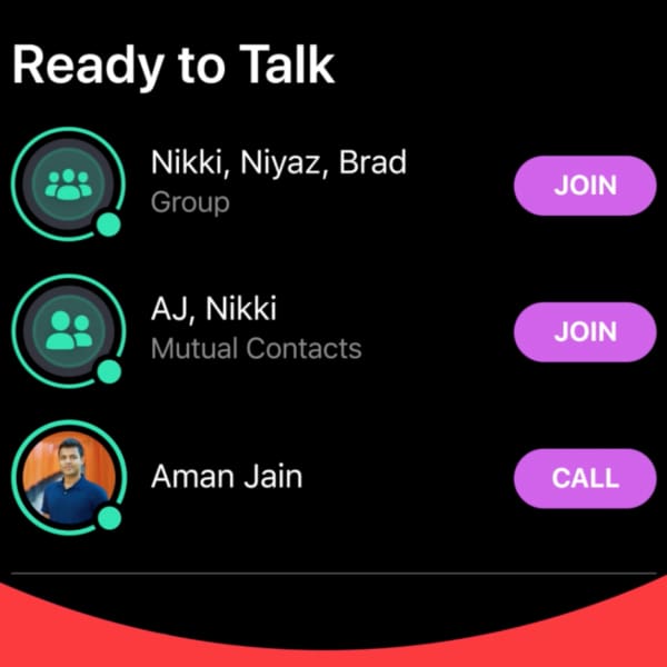 CatchUp Facebook llamadas de voz