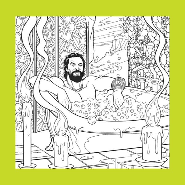 El libro para colorear de Jason Momoa