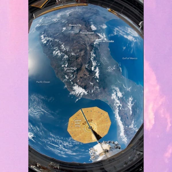 Fotos de la NASA de México visto desde el espacio. *Foto: NASA