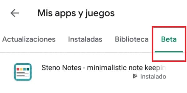Versiones Beta Android Google 