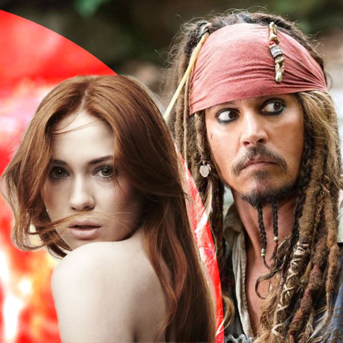 Karen Gillan Piratas del Caribe Johnny Depp