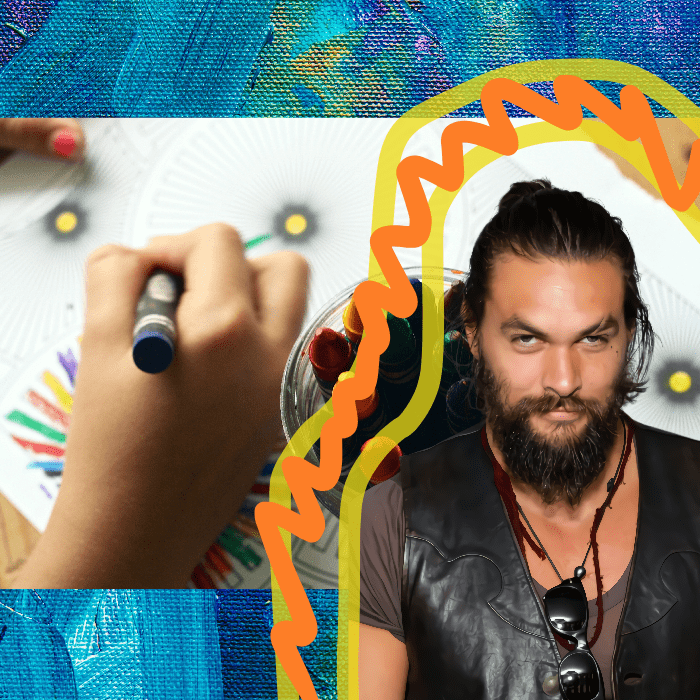 El libro para colorear de Jason Momoa