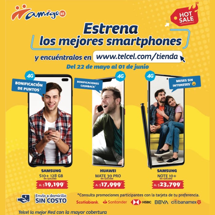 Estrena los mejores smartphones