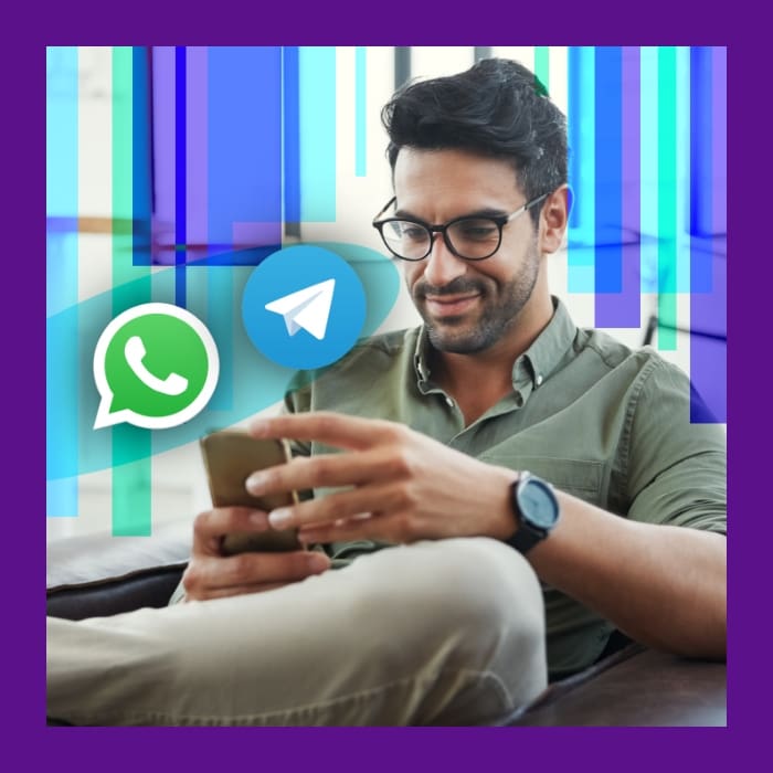 respuestas automáticas en WhatsApp y Telegram