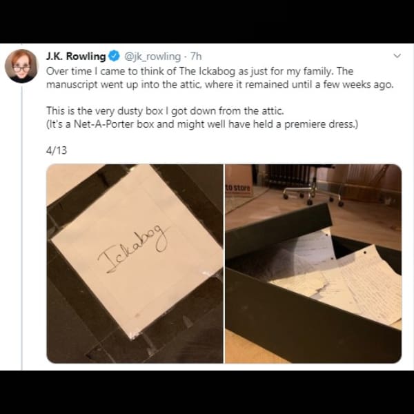 The Ickabog J.K. Rowling Harry Potter 