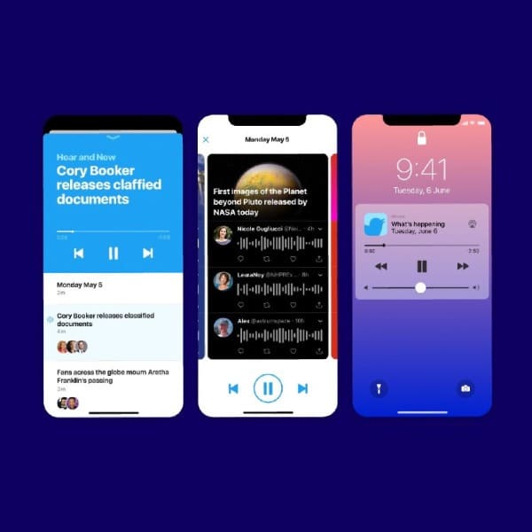 Tuits de audio en Twitter