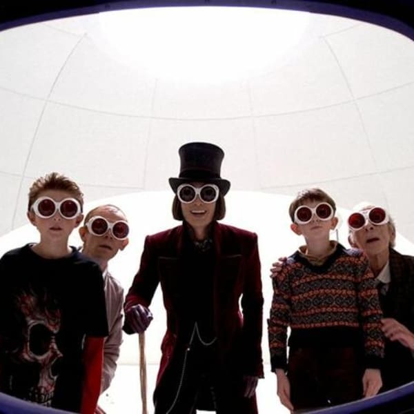 Willy Wonka pantalla sabores 