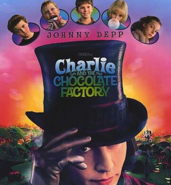 Willy Wonka pantalla sabores 