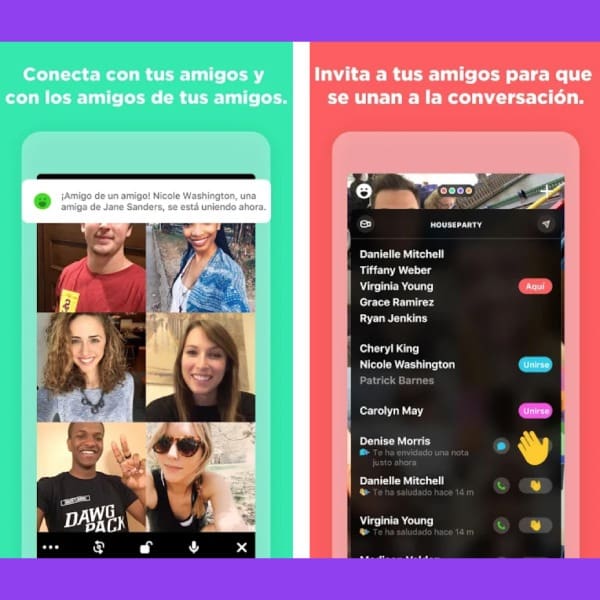 Houseparty videollamadas
