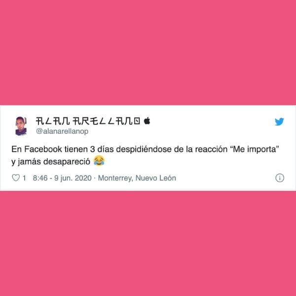 cómo conservar la reacción “Me importa” en Facebook