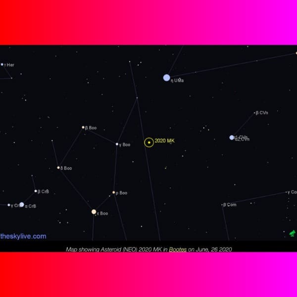 Asteroide se acerca este 27 de junio a la Tierra, sigue trayectoria en tu celular 