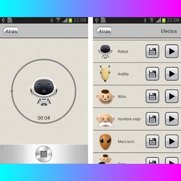 Modificar voz audios WhatsApp 