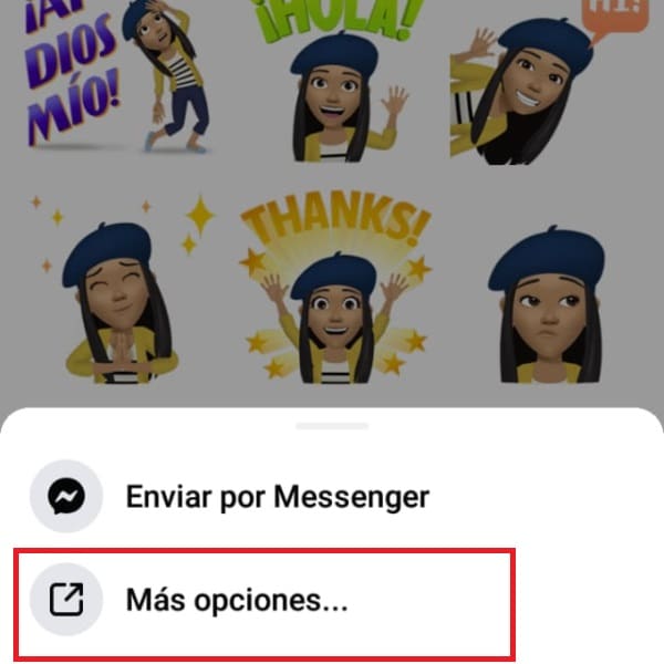 Cómo utilizar Facebook avatar en WhatsApp 