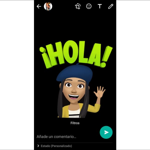 Cómo utilizar Facebook avatar en WhatsApp 