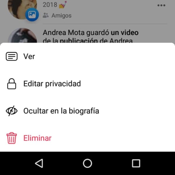 Cómo borrar publicaciones viejas Facebook 