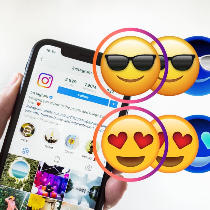 Instagram Stories nuevo diseño doble fila