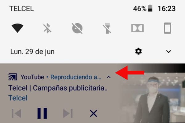 Transmitir videollamadas televisión teléfono 