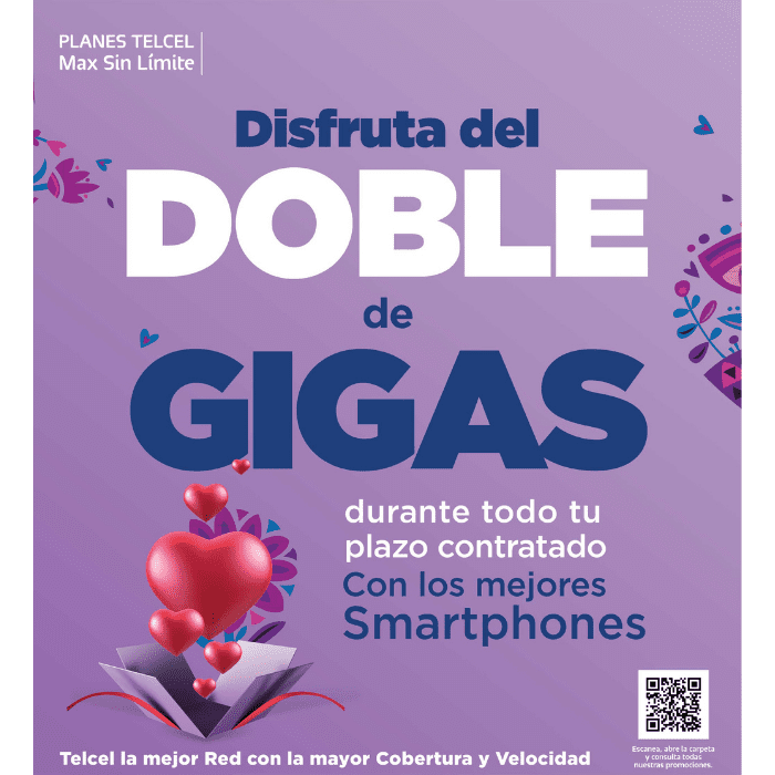 Disfruta del doble de gigas con Telcel.-Blog Hola Telcel