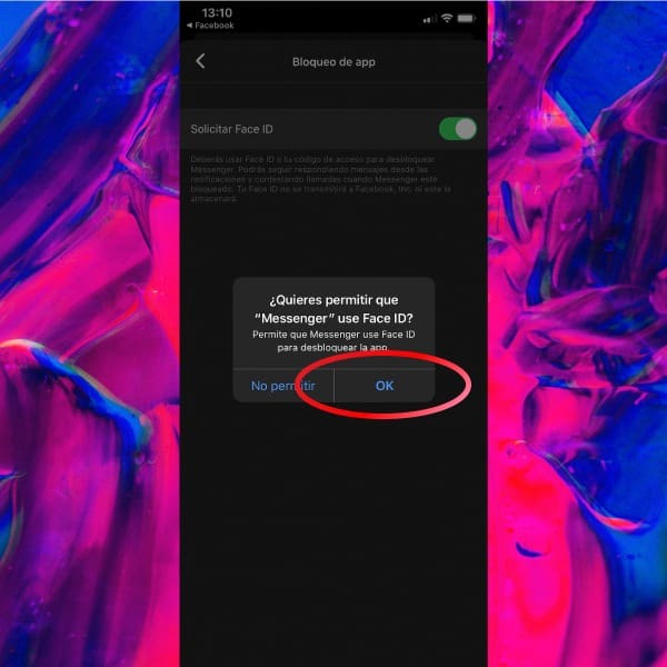 Facebook Messenger reconocimiento facial 