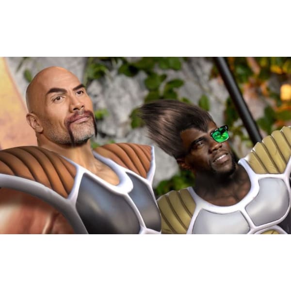 Dwayne Johnson Kevin Hart Dragon Ball 