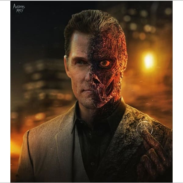 Matthew McConaughey Harvey Dos Caras The Batman 