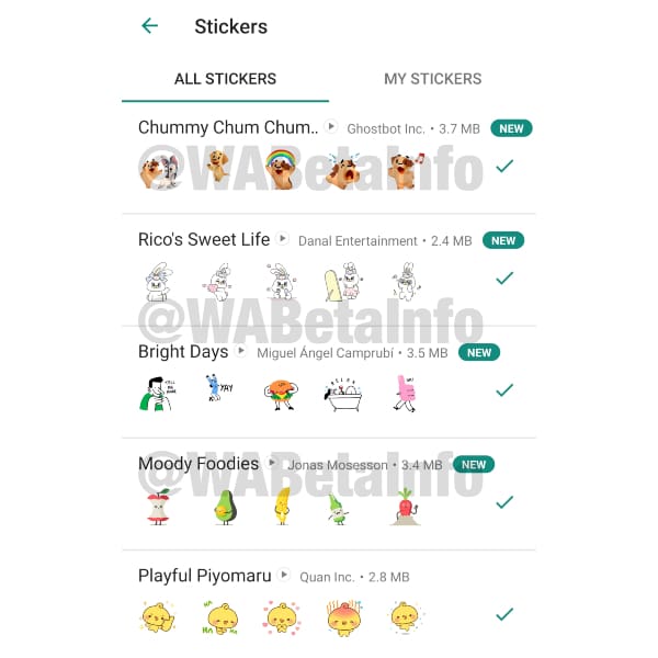 Stickers animados WhatsApp