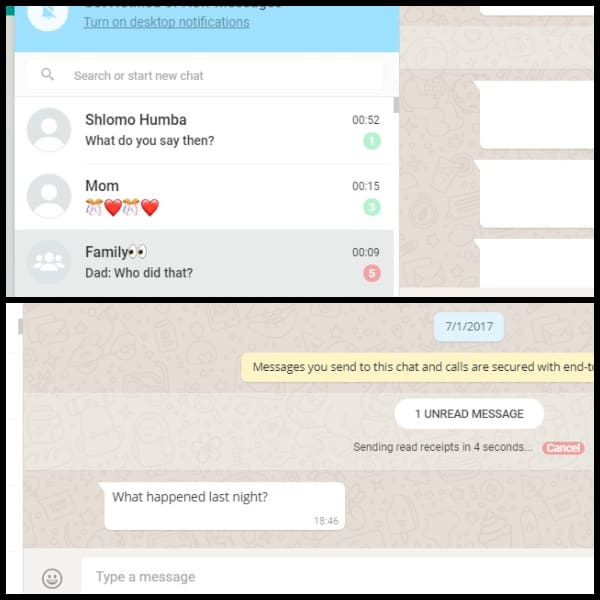 WhatsApp Web Modo invisible 