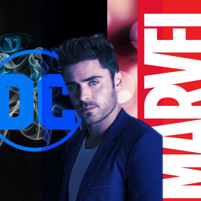 Zac Efron Marvel DC Superhéroes