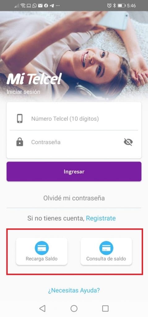 Mi Telcel paquetes adicionales 