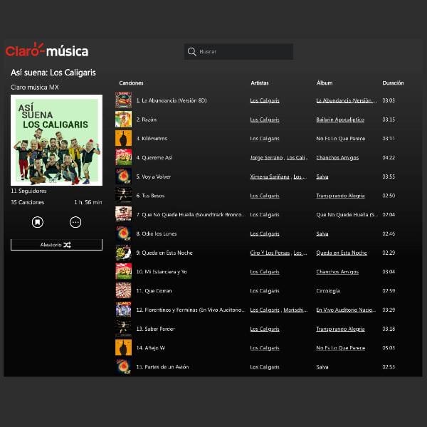 concierto de Cagliaris en Sala Estelar