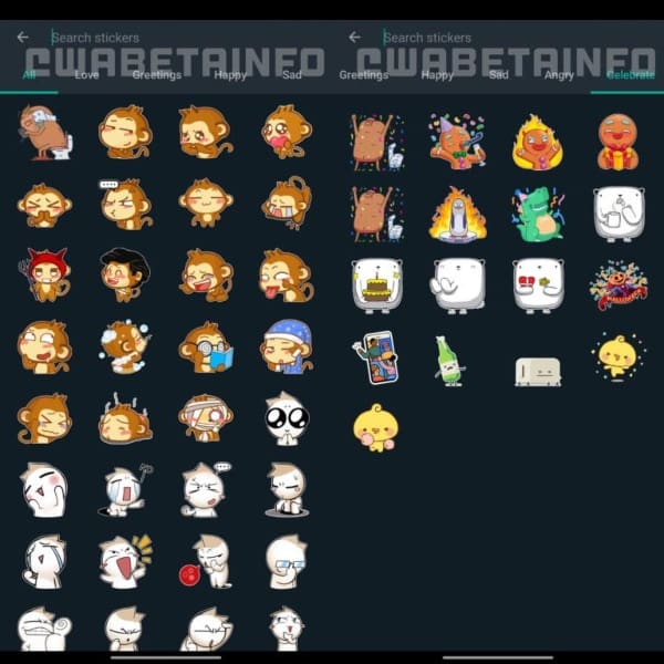 Buscador de stickers WhatsApp