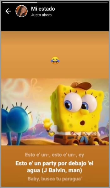 WhatsApp estados como compartir música con letra 