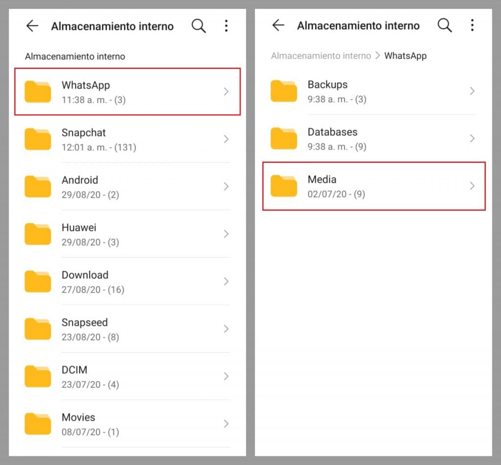 WhatsApp recuperar notas de voz audios mensajes 