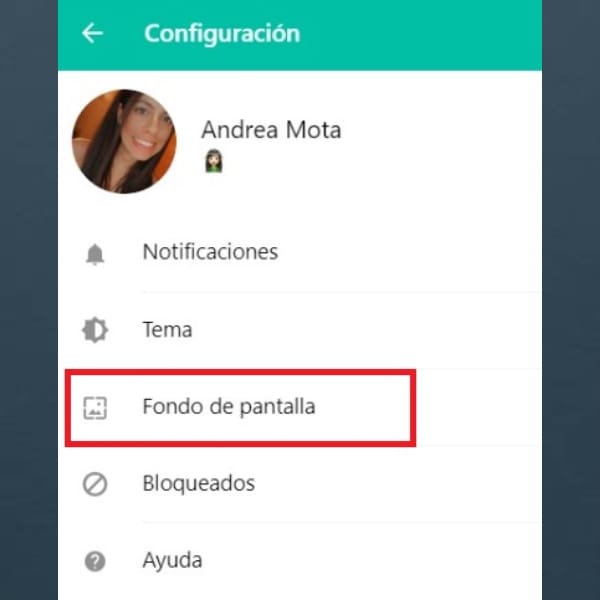 WhatsApp Web cambiar color de fondo 
