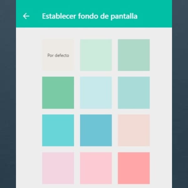 WhatsApp Web cambiar color de fondo 