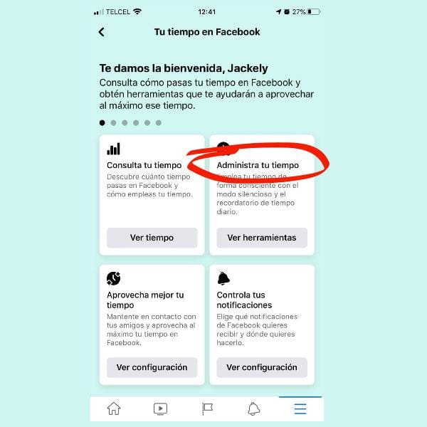 como activar el modo silencioso de facebook