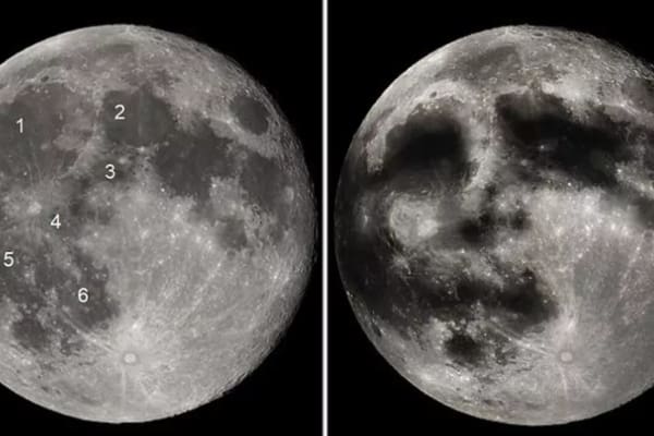 Cara de la Luna llena 