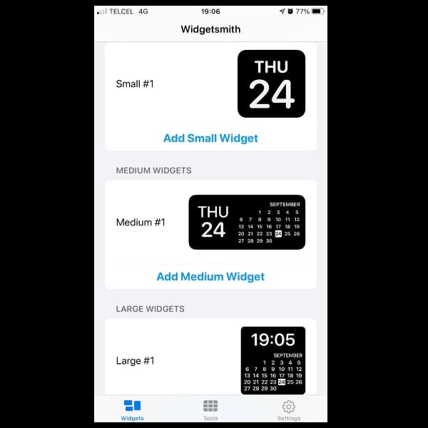 como crear wigets en iphone con widgetsmith