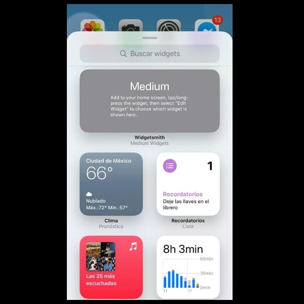 como crear wigets en iphone ios 14 con widgetsmith