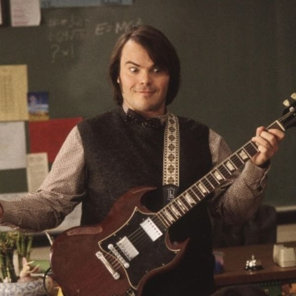Escuela de Rock película Jack Black lecciones 