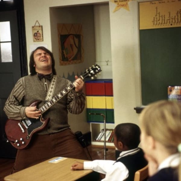 Escuela de Rock película Jack Black lecciones 